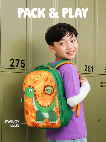 Image of uppercase Fantasy School Bag for Kids | Preschool Lightweight 9L Capacity Backpack for 3-5 Years Boys & Girls | Padded Comfortable Adjustable Shoulder Straps & Name Card | Spacious & Multiple Pockets