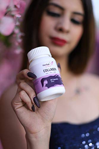 HerbalValley Collagen Supplement for Healthy Hair ,Nails , Skin For Women's Pack of 1 - Image 5