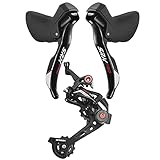 SENSAH SRX PRO 1x11 Speed, 11s Road Groupset, R/L Shifter und Derailleure hinten, Gravel-Bikes Cyclo-Cross (SRX Pro（aluminium）)