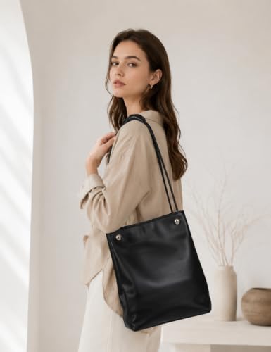 Bolso Tote Auralith para Mujer, Cuero PU Impermeable miniatura 2