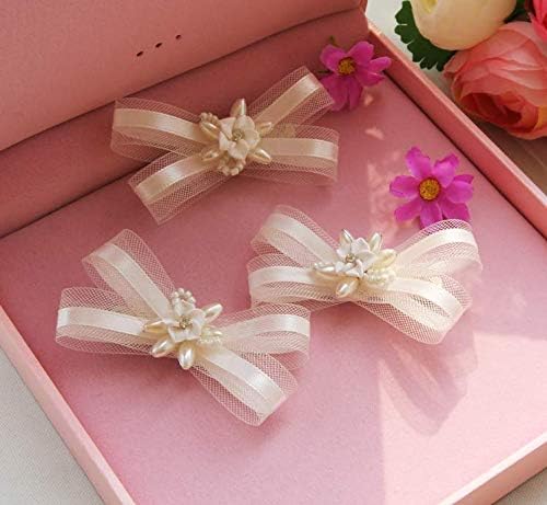 Miniatura 9 de Teemico Trenza de pelo de caballo de poliéster rígido de 50 yardas para costura de poliéster para vestido de boda, accesorios formales de baile