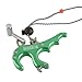 ZSHJGJR Archery Bow Release Trigger Thumb 4 Finger Caliper Trigger Grip Compound Bow Release Aids Thumb Hunting Shooting Accessories (Green)