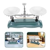 WEKAMOS Balancing Scale Double Pan Mechanical Beam Balance for Physics Teaching Supplies And Laboratory Science Experiments Portable Educational Tool for Classroom Use