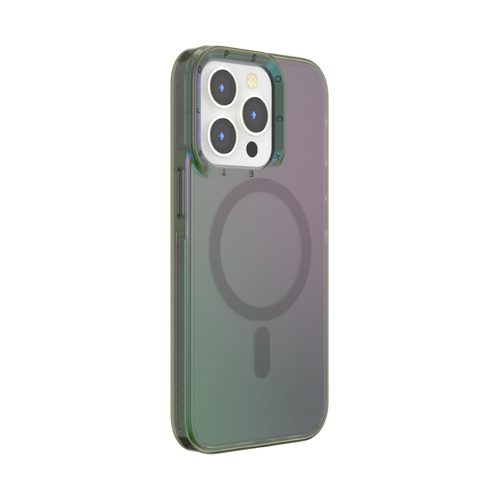 PopSockets Hülle Für IPhone 16 Pro – Mit MagSafe & 3 M Fallschutz | Butterfly Design In Blau