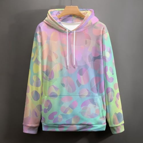 Sweat à capuche imprimé 3D léopard, le pull imprimé couple personnalisé idéal pour offrir - 4