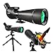 Produktbild Gosky HD Spektiv 20-60 x 80 mm mit Stativ und Smartphone-Adapter, BAK 4 Prismen-Spotter Zielfernrohr für Vogelbeobachtung, Jagd, Wildtierlandschaft