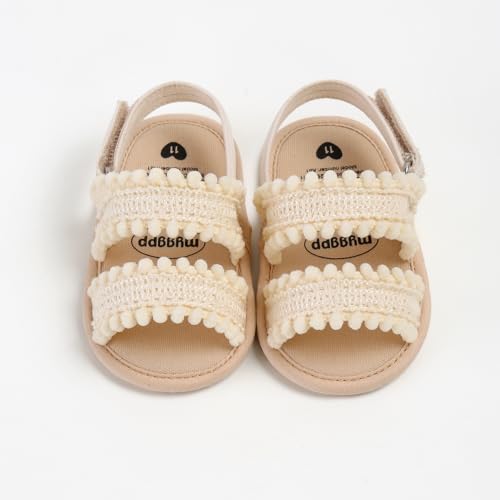 Image of Infant Baby Boys Girls Summer Sandals Party Wedding Dress Flats Shoes Newborn Crib Shoes First Walkers Prewalkers 0-18 Months