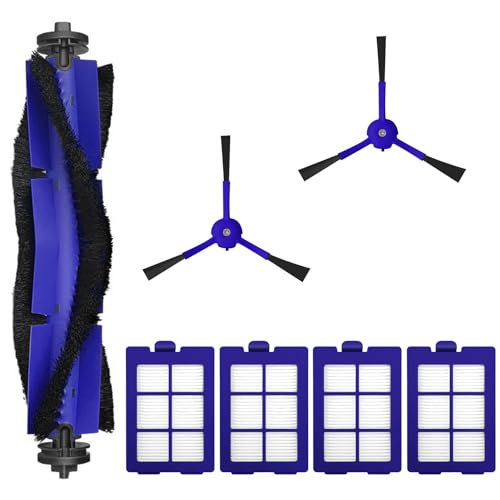 Auoiian X8 Filters & Replacement Parts Kit for Eufy RoboVac X8 / X8 Hybrid – Washable & Reusable, 1 Roller Brush, 2 Side Brushes, 4 HEPA Filters – Compatible with Eufy X8 Robot Vacuum Cleaner