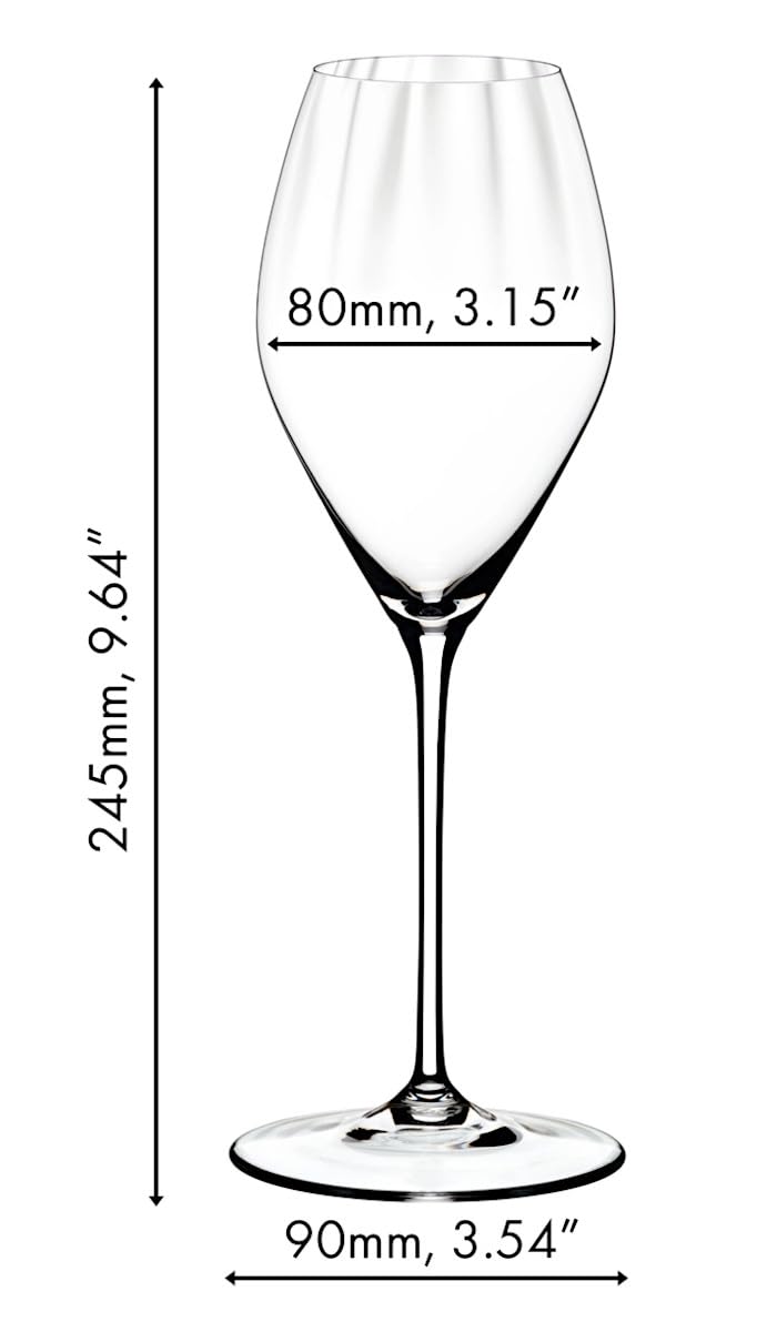 Riedel Performance - Set di 4 bicchieri da champagne