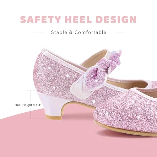 Girls Jasmine Princess Dress Shoes for Toddler/Little Kid/Big Kid3