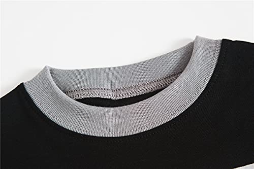 Akyzic Boys Pajamas 100% Cotton Planet Pjs Toddler 2 Piece Short Sleeve Sleepwear Summer Kids Clothes Set 3t-10t4