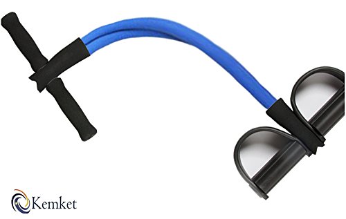 Kemket Pedal de Pecho Ajustable Cable de tensión Tensión Multifuncional Pedal de Abdomen Ejercitador de piernas Herramienta