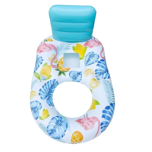 Colchoneta Piscina Adultos, Flotadores Piscina para Adultos Hamaca de Agua Flotante Colchoneta Piscina Hinchable, Hinchables para Piscina, Colchoneta Hinchable Piscina