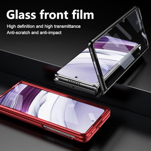 Protection complete Huawei Mate X3 coque violette en polycarbonate