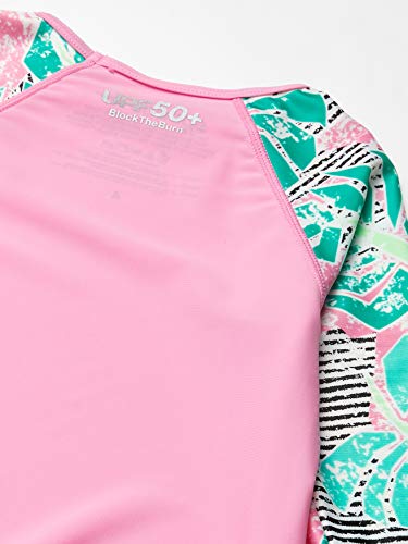 Image of Speedo Girl's Uv Swim Shirt Long Sleeve Rashguard Set