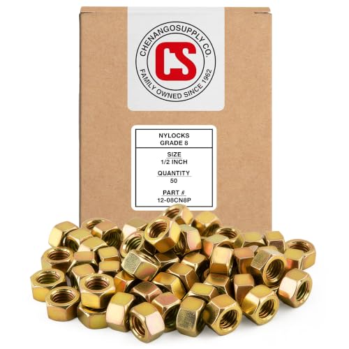 Chenango Supply 1/2-13 Grade 8 Hex Nuts