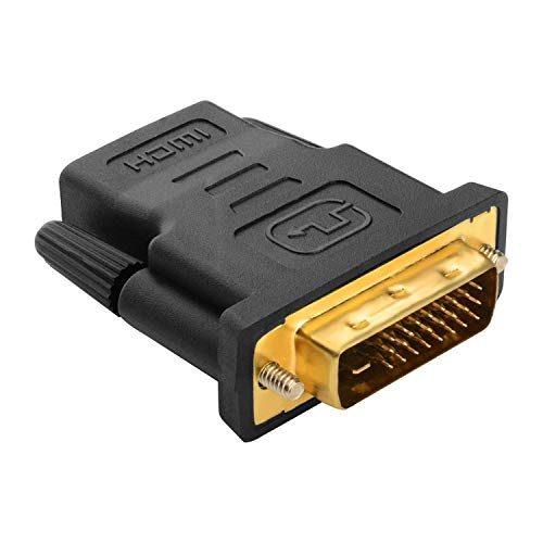 MIXVIRGO DVI Male to HDMI Female Adapter