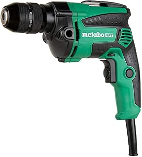 Metabo HPT Drill, Corded, 7-Amp, 3/8-Inch, Metal Keyless Chuck, Variable Speed w/ Dial