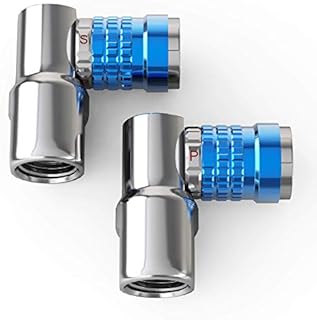 JACO Lightning Bike Tire Air Chuck (L3-Series) | Presta & Schrader Valves | Open Flow, 1/4