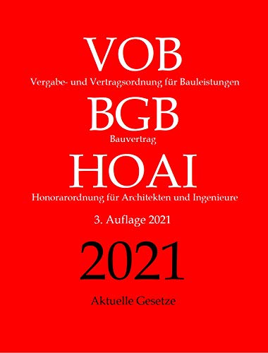  Vergabe- und Vertragsordnung für Bauleistungen (VOB), Bauvertrag (BGB), Honorarordnung für Archite PDF Ebook En Ligne