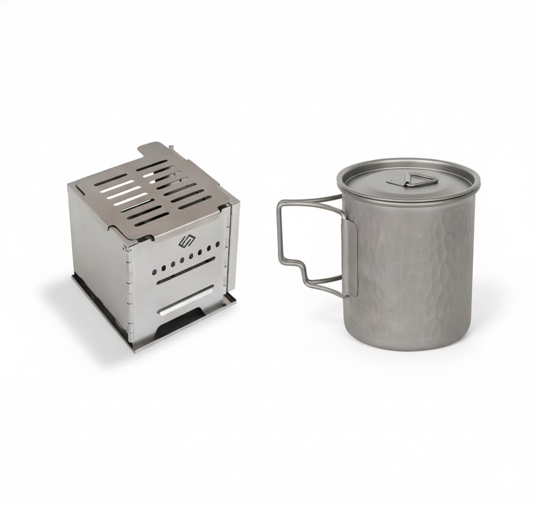 Amazon | COOK'N'ESCAPE ソロキャンプ焚き火セット 二次燃焼ウッド