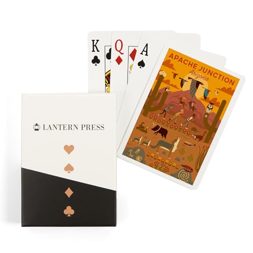 Baraja de poker con diseño geométrico Apache Junction