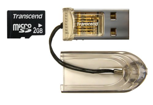 Preisvergleich Produktbild Transcend microSD 2GB incl. MicroSD-Cardreader