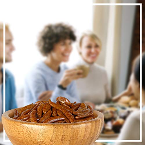 Asia Trans & Co. Jumbo Hot Kakinotane Arare Rice Crackers - Crunchy Oriental Style Snack with a Spicy Kick - 16 Ounces