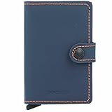 Robustes und stilvolles Design: Das matte Finish und das robuste Leder des Miniwallets sind perfekt auf den anspruchsvollen Alltag abgestimmt. Es hält täglichem Gebrauch stand und bleibt dennoch stilsicher