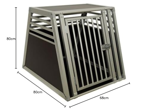 Schmidt-Box Hundebox Einzelbox ALU UME 80/93/68 (für Grosse Hunde)