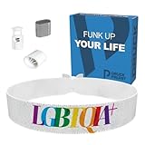 LGBTQIA+ Stoffarmband - Wasserfestes Satin Armband - Buntes Pride Accessoire - Handgemachtes Armband für Gleichheit - LGBTQ Geschenk - Farbenfrohes Modearmband - Unisex Armband