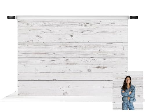 Kate 7x5ft White Wood Shiplap Backdrop Retro Wooden Wall Newborn