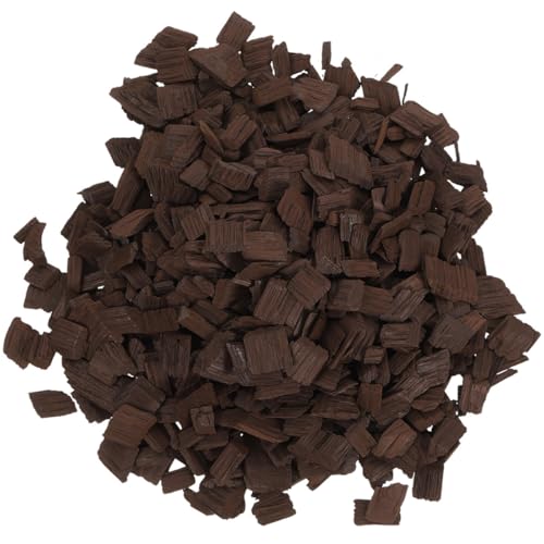 EXCEART Virutas de Roble Francés Tostado Intenso 200g para Elaboración de Vino Tinto Casero, Paquete de Virutas de Roble para Añejamiento, Accesorios para Vino y Whisky