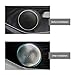 Micro Traders 4PCS Car Audio Speaker Cover Door Loudspeaker Trim Compatible with Mercedes-Benz E/C/GLC Class W213 W205 Car Interior Accessories Bright Silver Stainless Steel