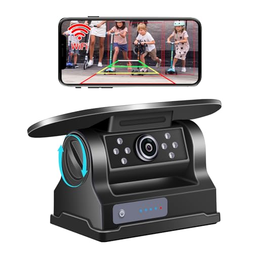 Caméra de recul sans fil FHD 1080p aide au stationnement étanche IP69K pour iPhone