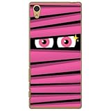 YESNO ミイラくん ピンク (クリア) / for Xperia Z5 SOV32/au ASOV32-PCCL-201-N055