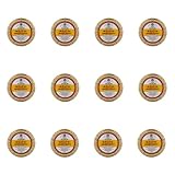 Rawleigh Antiseptic Salve Iconic Yellow Big Tin: 4.5 oz, Multi-Purpose Ointment Soothes Cuts, Bruises, Irritations, with Turpentine, Phenol, Cottonseed Oil & Paraffin, Original Formula - Pack of 12