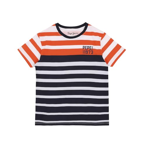 Image of Pepe Printed Jersey Crew Neck Boys T-Shirt