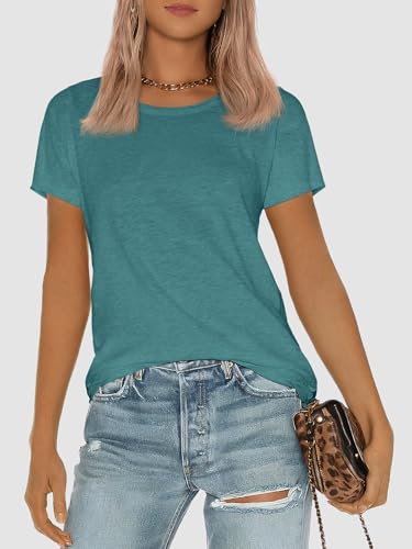 athmile womens t shirt summer tops short sleeve fashion school teachers clothes 2025 spring beach vacation trendy