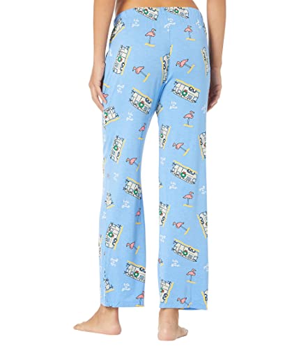 Life Is Good Camper Lightweight Sleep Pants Cornflower Blue Md (Us 8-10) #TOP1