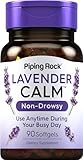 Piping Rock Lavender Calm Pills | 90 Softgels | Non-Drowsy Supplement | Non GMO, Gluten Free
