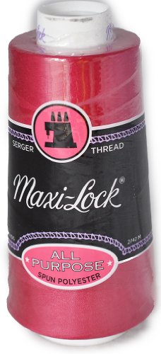 Hilo Maxi Lock para Costura 3000 yd Rojo miniatura 1