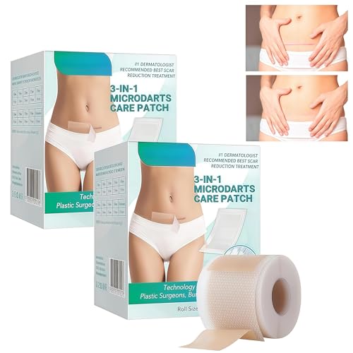 Lonqi Care Breeze 3 in 1 Care Patch 2026 New Hyaluronic Acid Nano Repair Silicone Sheets Waterproof Reusable Scar Tape for Wrinkles & Scars Fits All Skin Types2 Box