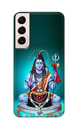Image of Printed Hard Back Cover Case for Samsung Galaxy S22 Plus 5G | S22+ 5G Back Cover (Lord Shiva) -1803