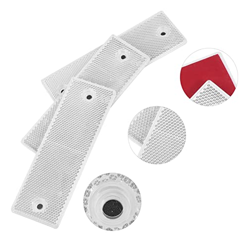 10 cintas reflectoras blancas para carro 15x4.8 cm miniatura 6