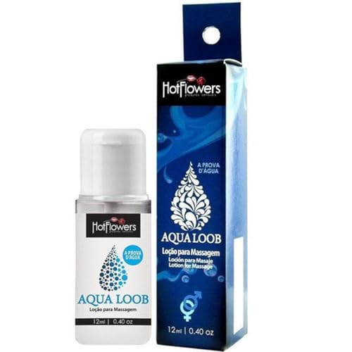 Lubrificante Íntimo a Prova D'Água Aqua Loob Resistente 12ml