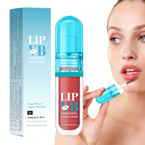 Bálsamo Labial Hidratante, Brillo Labial Efecto Volumen 4.7ml, Barra De Labios Con Tinte, Aceite Hidratante Reparador Y Productos De Cuidado Para Labios E Hidratados