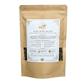 The Good Village Co. Achy Body Blend Loose Leaf Herbal Tea, Caffeine Free Botanical Tea with Peppermint, Lavender, Ginger, White Willow Bark & Hibiscus, Minty Floral Blend, 3.5 oz, Approx. 50 Servings