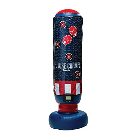Franklin Sports Inflatable Electronic Boxing Bag - Future Champs - 60 x 22 x 22 inches