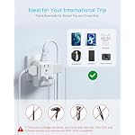 VINTAR 2 Pack Type G Adapter for Travel, 5 in 1 Foldable UK Power Adaptor - Image 6